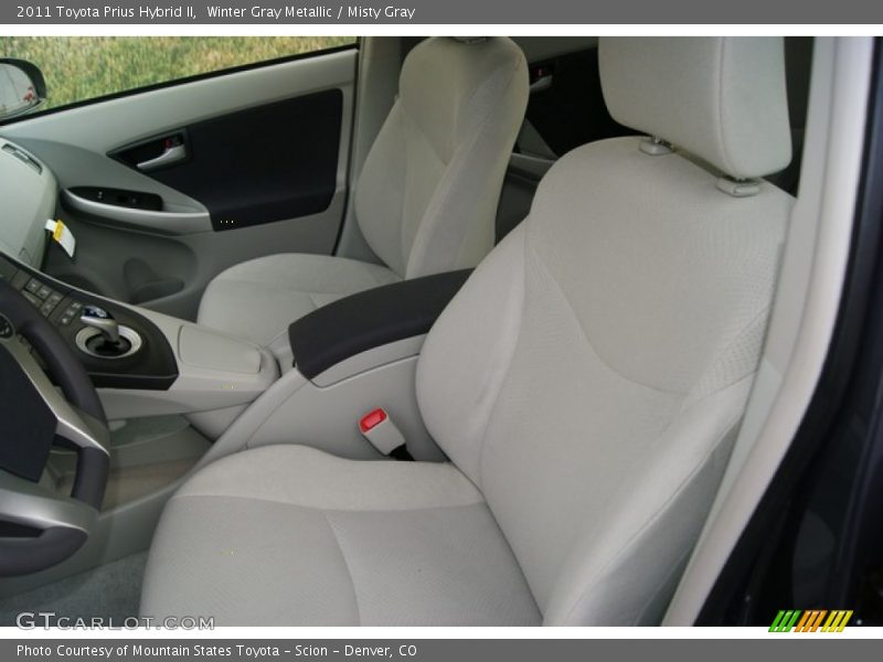 Winter Gray Metallic / Misty Gray 2011 Toyota Prius Hybrid II