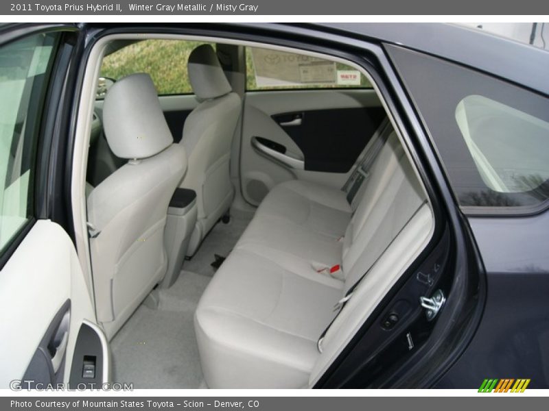 Winter Gray Metallic / Misty Gray 2011 Toyota Prius Hybrid II