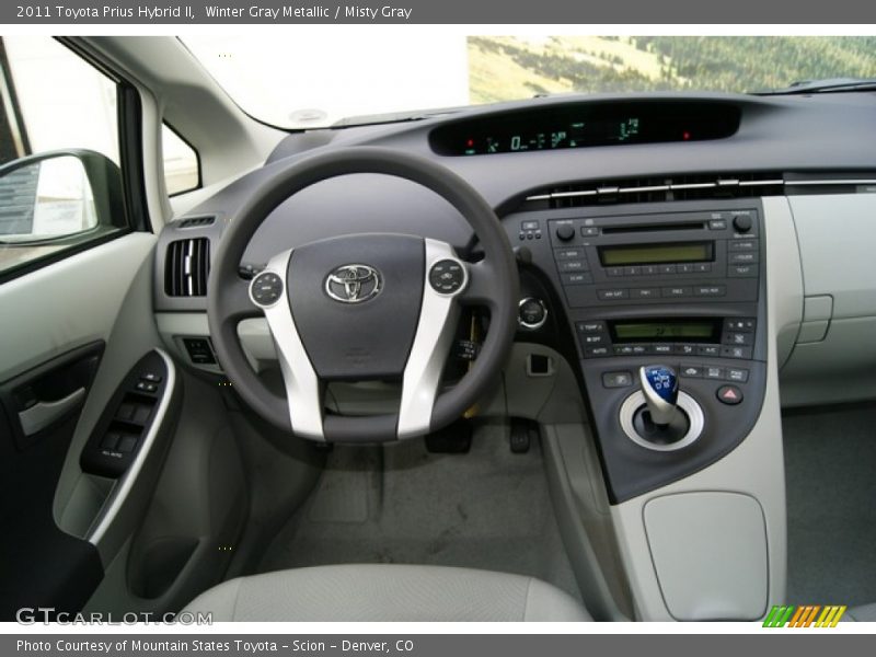 Winter Gray Metallic / Misty Gray 2011 Toyota Prius Hybrid II