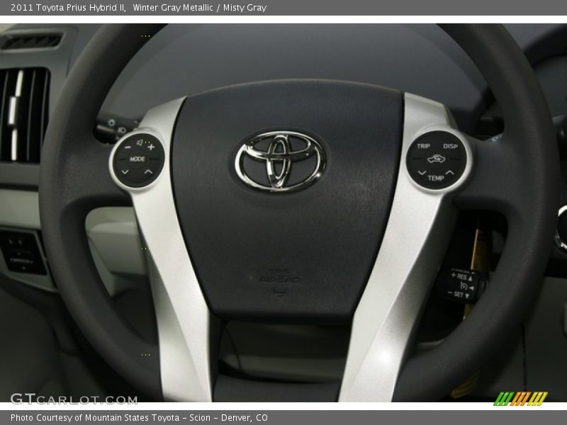 Winter Gray Metallic / Misty Gray 2011 Toyota Prius Hybrid II