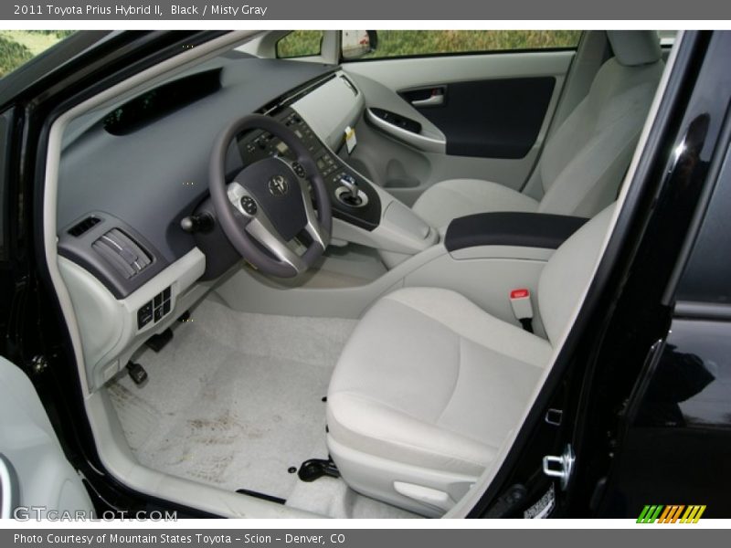 Black / Misty Gray 2011 Toyota Prius Hybrid II