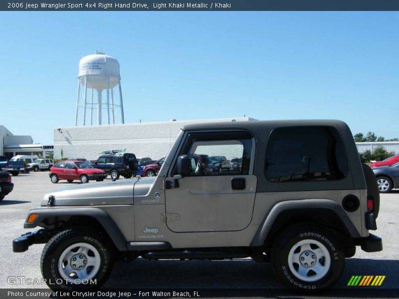 Light Khaki Metallic / Khaki 2006 Jeep Wrangler Sport 4x4 Right Hand Drive
