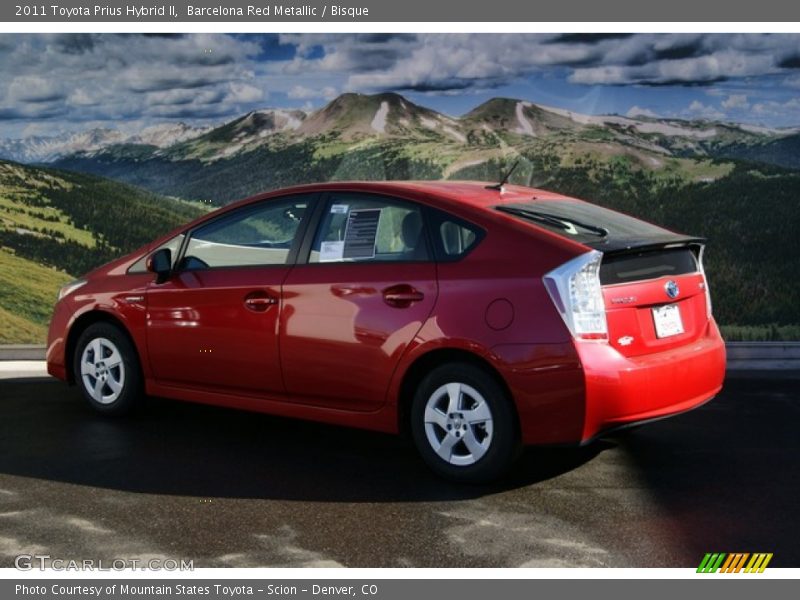 Barcelona Red Metallic / Bisque 2011 Toyota Prius Hybrid II