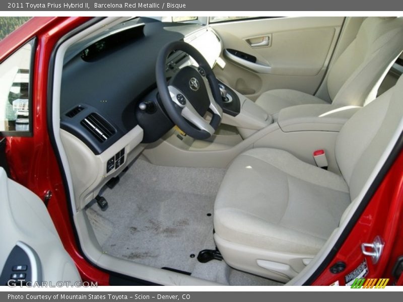 Barcelona Red Metallic / Bisque 2011 Toyota Prius Hybrid II