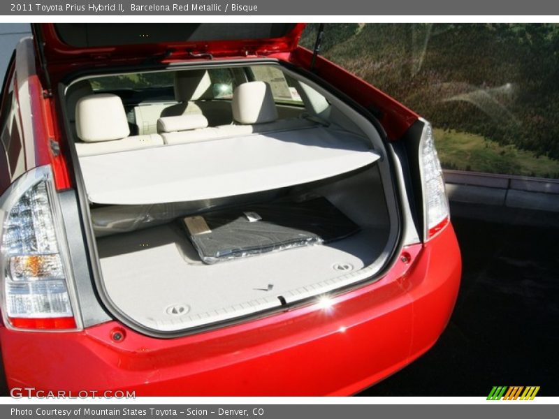 Barcelona Red Metallic / Bisque 2011 Toyota Prius Hybrid II