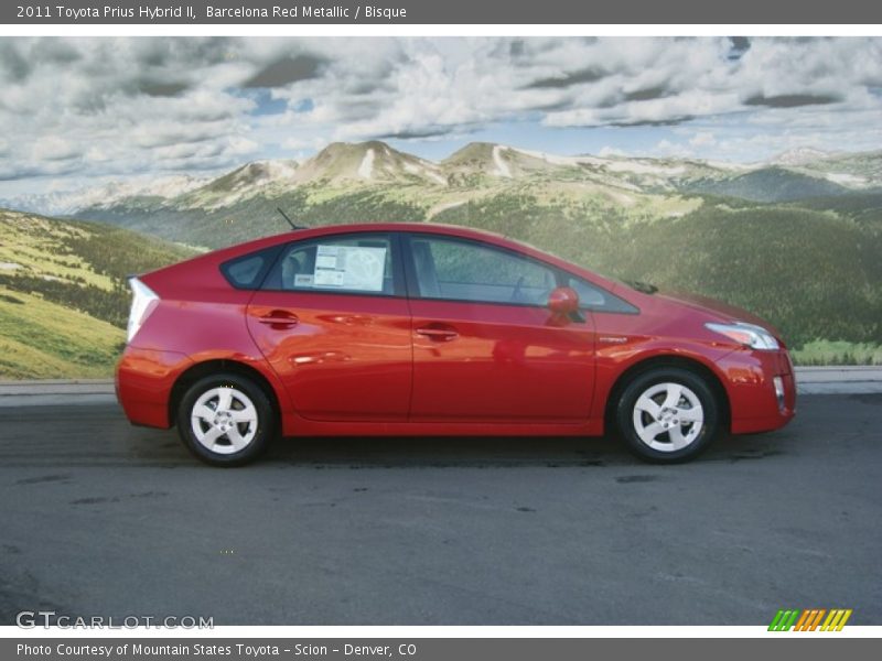  2011 Prius Hybrid II Barcelona Red Metallic