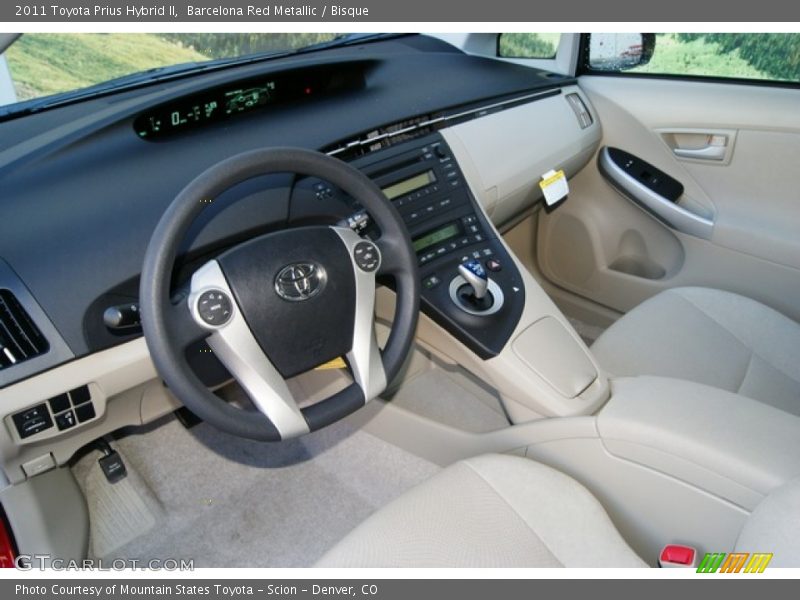  2011 Prius Hybrid II Bisque Interior