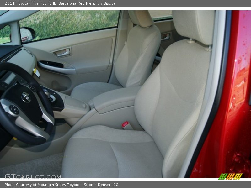 Barcelona Red Metallic / Bisque 2011 Toyota Prius Hybrid II