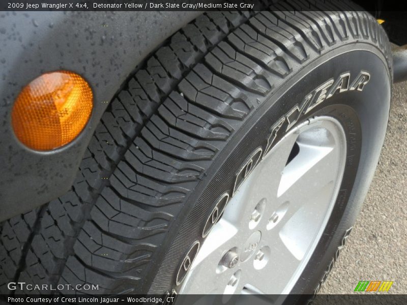 Detonator Yellow / Dark Slate Gray/Medium Slate Gray 2009 Jeep Wrangler X 4x4