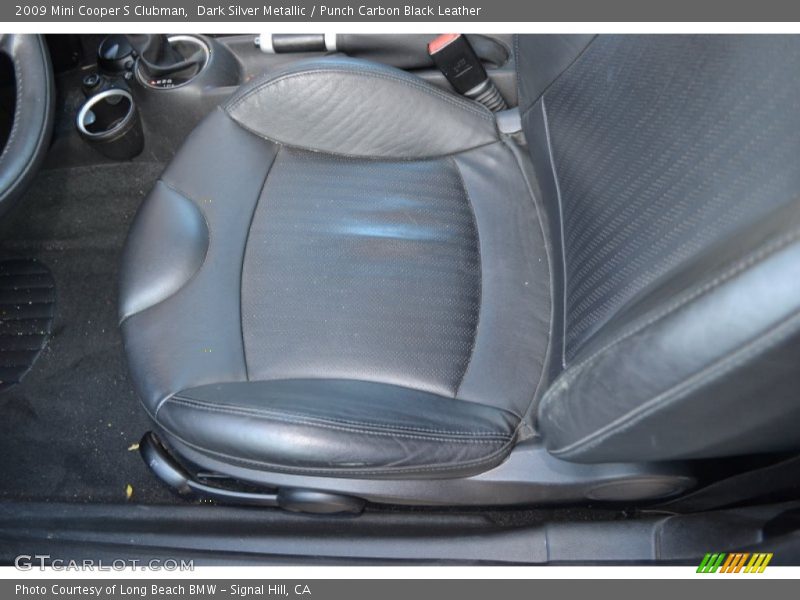 Dark Silver Metallic / Punch Carbon Black Leather 2009 Mini Cooper S Clubman
