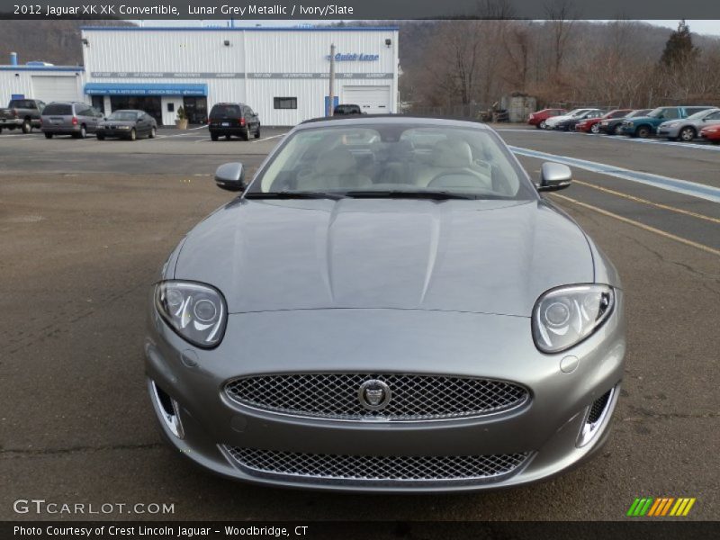 Lunar Grey Metallic / Ivory/Slate 2012 Jaguar XK XK Convertible
