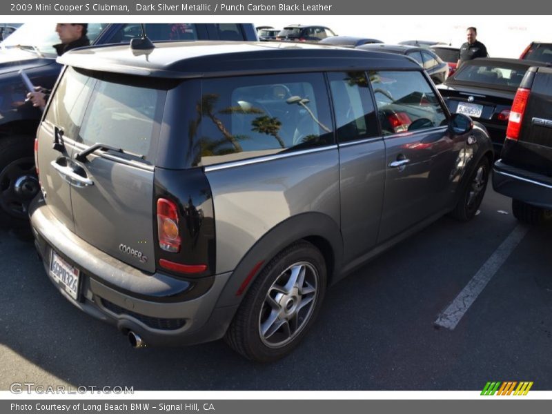 Dark Silver Metallic / Punch Carbon Black Leather 2009 Mini Cooper S Clubman