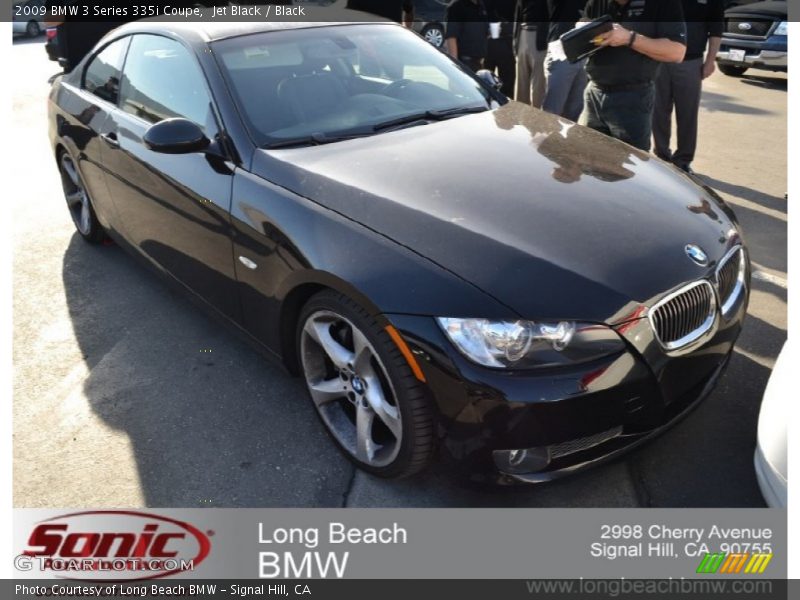 Jet Black / Black 2009 BMW 3 Series 335i Coupe