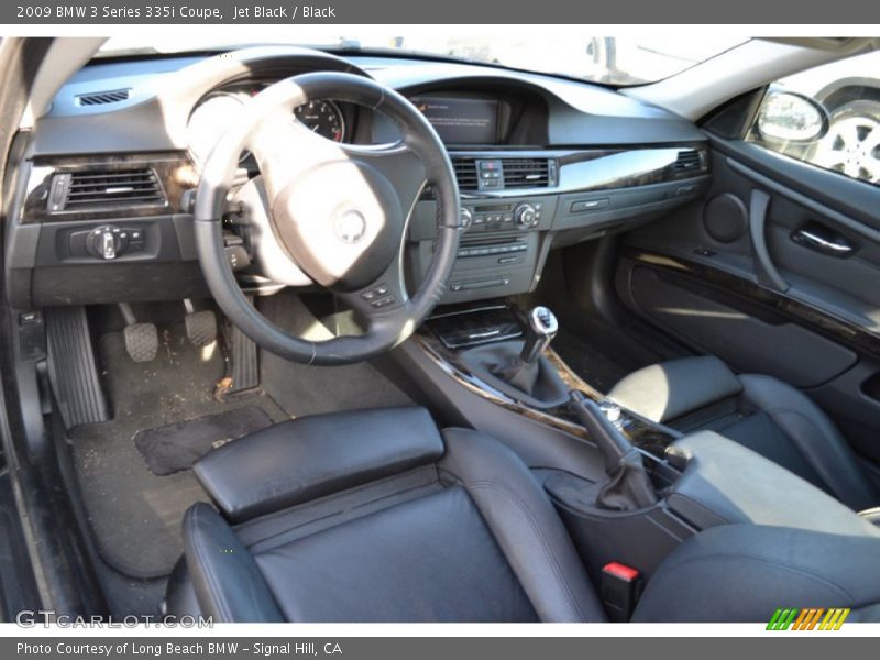 Jet Black / Black 2009 BMW 3 Series 335i Coupe