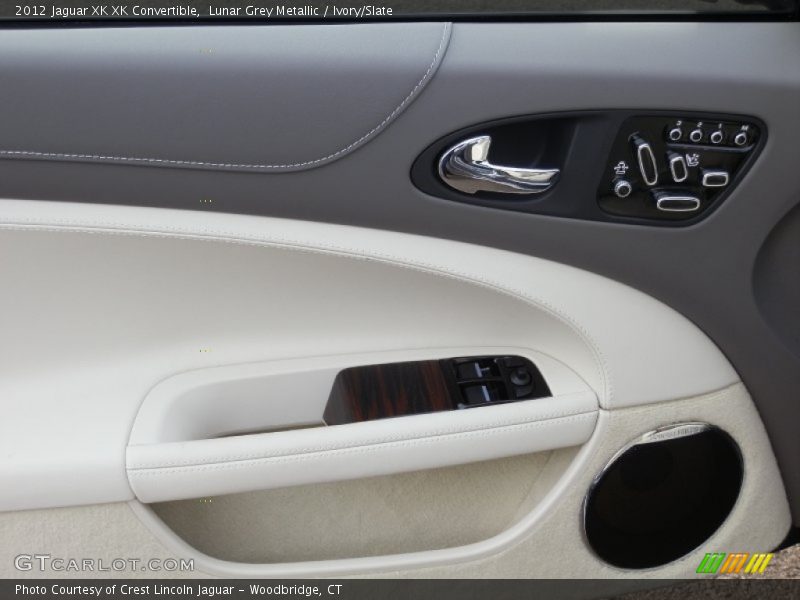 Lunar Grey Metallic / Ivory/Slate 2012 Jaguar XK XK Convertible