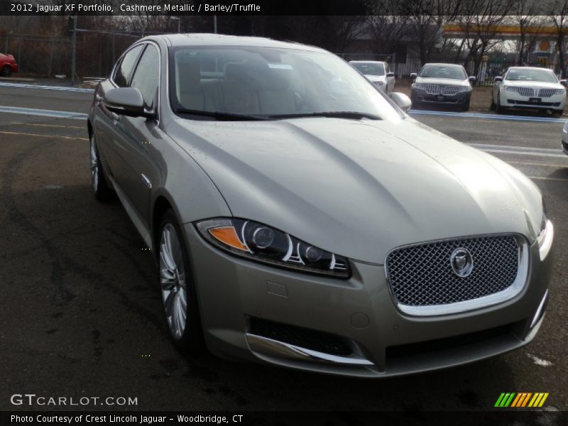 Cashmere Metallic / Barley/Truffle 2012 Jaguar XF Portfolio