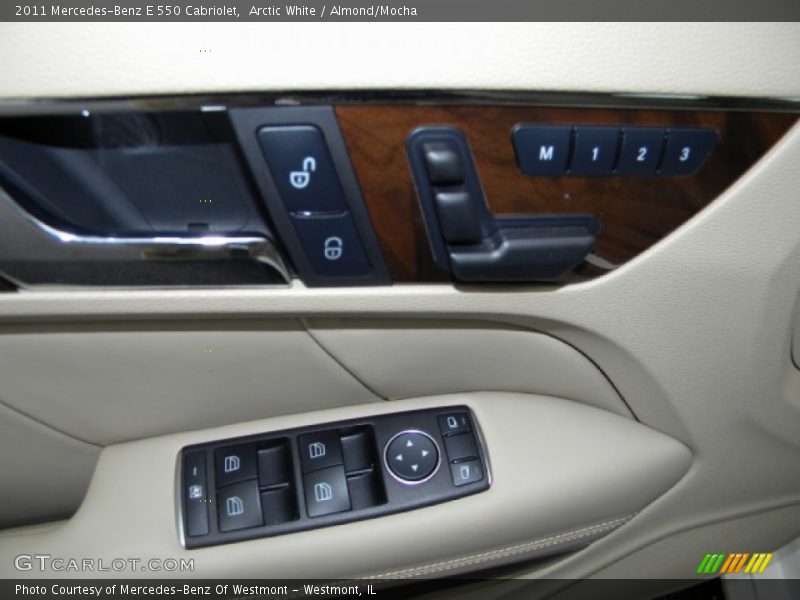 Arctic White / Almond/Mocha 2011 Mercedes-Benz E 550 Cabriolet