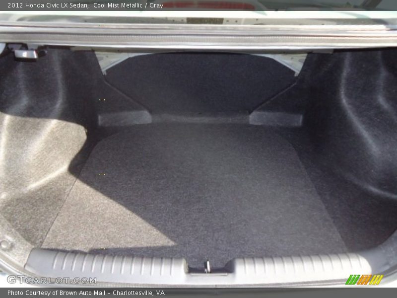 Cool Mist Metallic / Gray 2012 Honda Civic LX Sedan