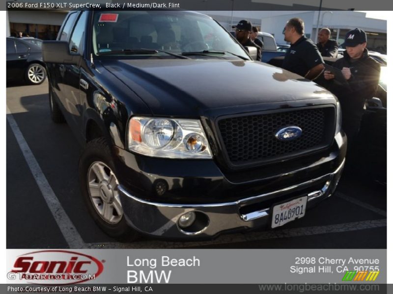 Black / Medium/Dark Flint 2006 Ford F150 XLT SuperCrew