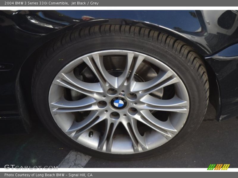 Jet Black / Grey 2004 BMW 3 Series 330i Convertible