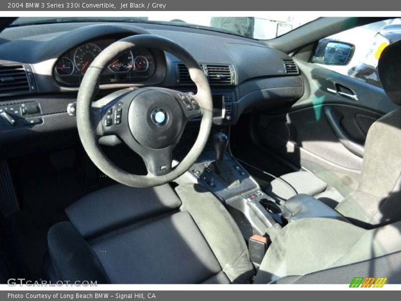 Jet Black / Grey 2004 BMW 3 Series 330i Convertible