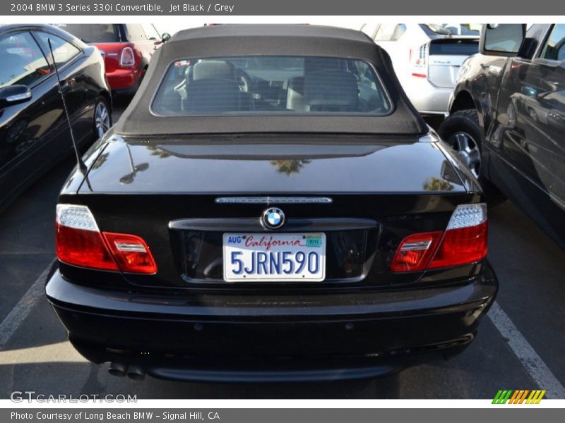 Jet Black / Grey 2004 BMW 3 Series 330i Convertible