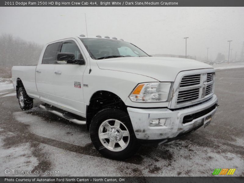Bright White / Dark Slate/Medium Graystone 2011 Dodge Ram 2500 HD Big Horn Crew Cab 4x4