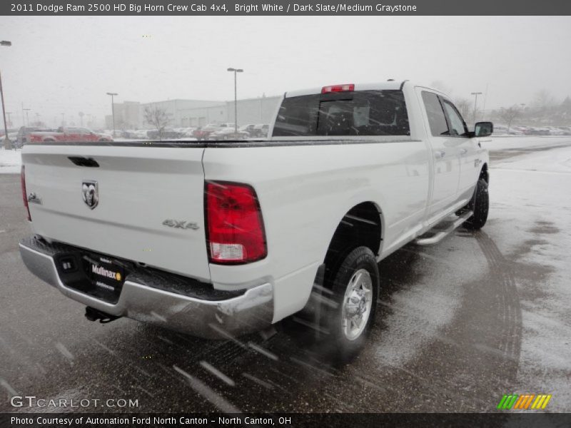 Bright White / Dark Slate/Medium Graystone 2011 Dodge Ram 2500 HD Big Horn Crew Cab 4x4