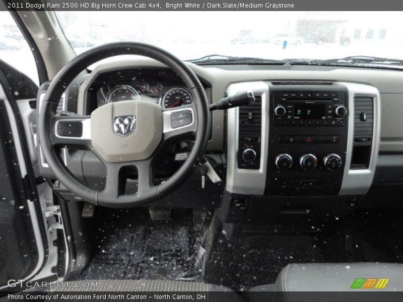 Bright White / Dark Slate/Medium Graystone 2011 Dodge Ram 2500 HD Big Horn Crew Cab 4x4