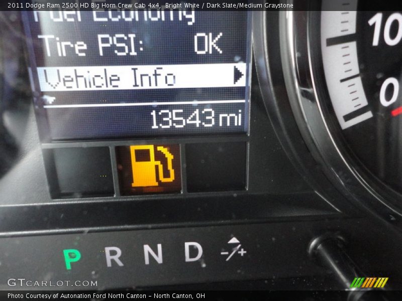 Bright White / Dark Slate/Medium Graystone 2011 Dodge Ram 2500 HD Big Horn Crew Cab 4x4