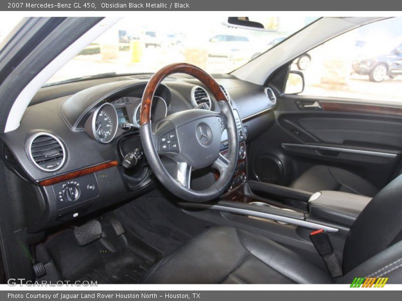 Obsidian Black Metallic / Black 2007 Mercedes-Benz GL 450