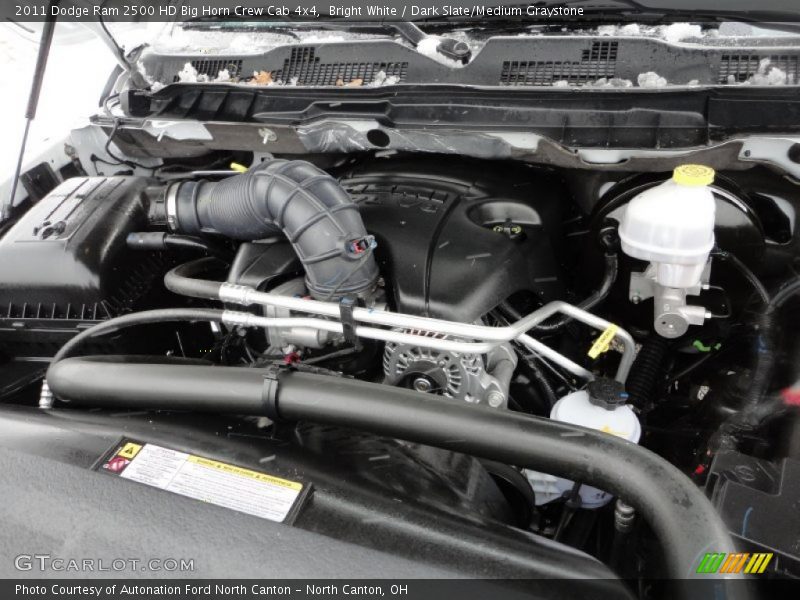 Bright White / Dark Slate/Medium Graystone 2011 Dodge Ram 2500 HD Big Horn Crew Cab 4x4