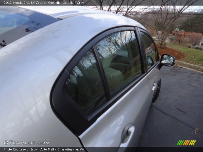 Cool Mist Metallic / Gray 2012 Honda Civic LX Coupe