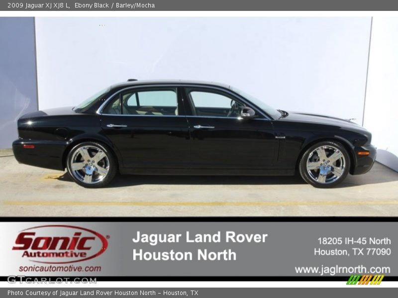 Ebony Black / Barley/Mocha 2009 Jaguar XJ XJ8 L