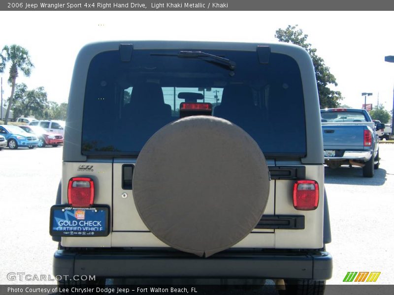 Light Khaki Metallic / Khaki 2006 Jeep Wrangler Sport 4x4 Right Hand Drive