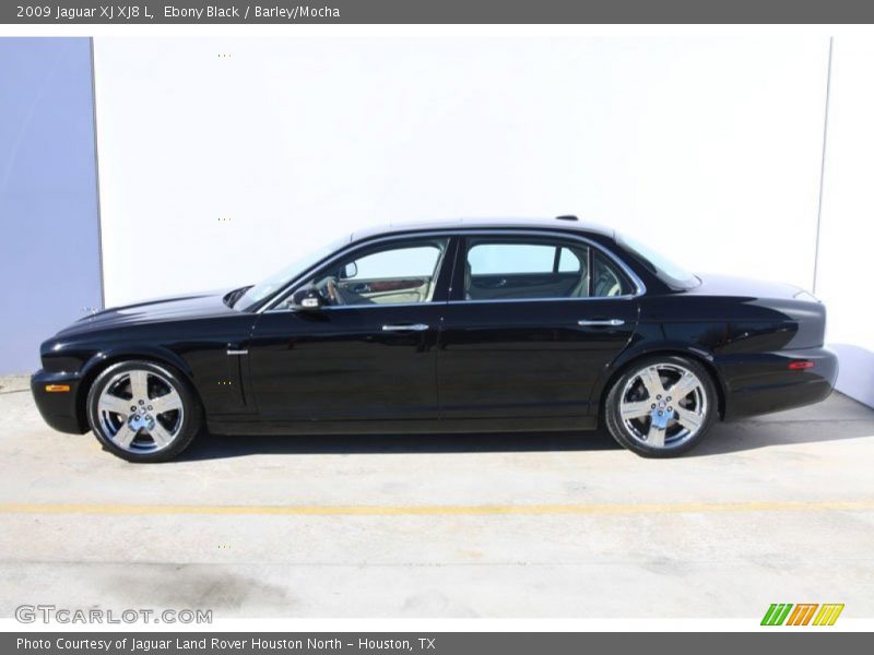 Ebony Black / Barley/Mocha 2009 Jaguar XJ XJ8 L