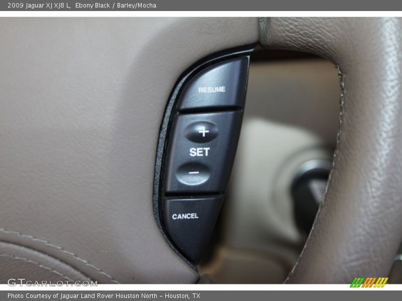Ebony Black / Barley/Mocha 2009 Jaguar XJ XJ8 L