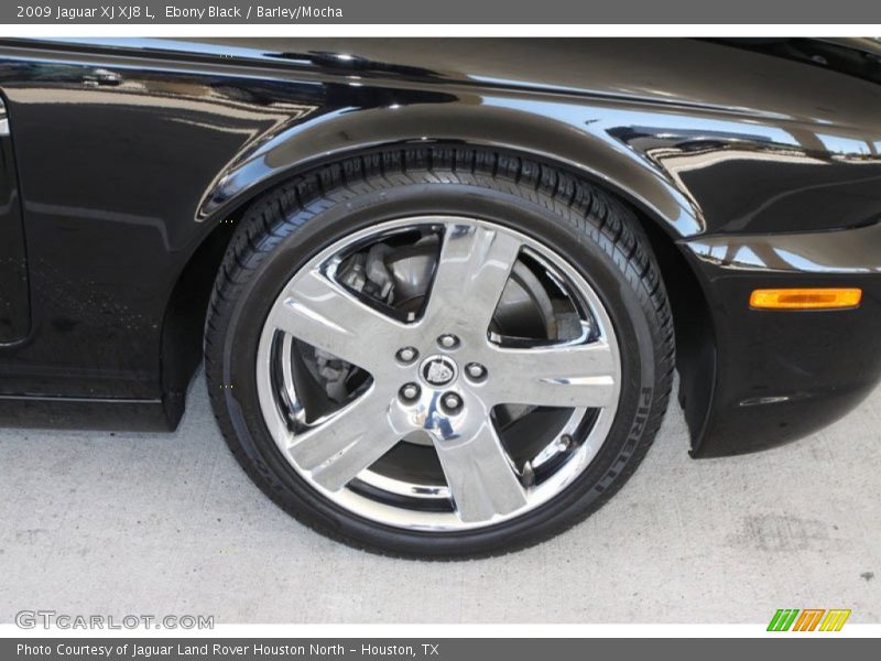 Ebony Black / Barley/Mocha 2009 Jaguar XJ XJ8 L