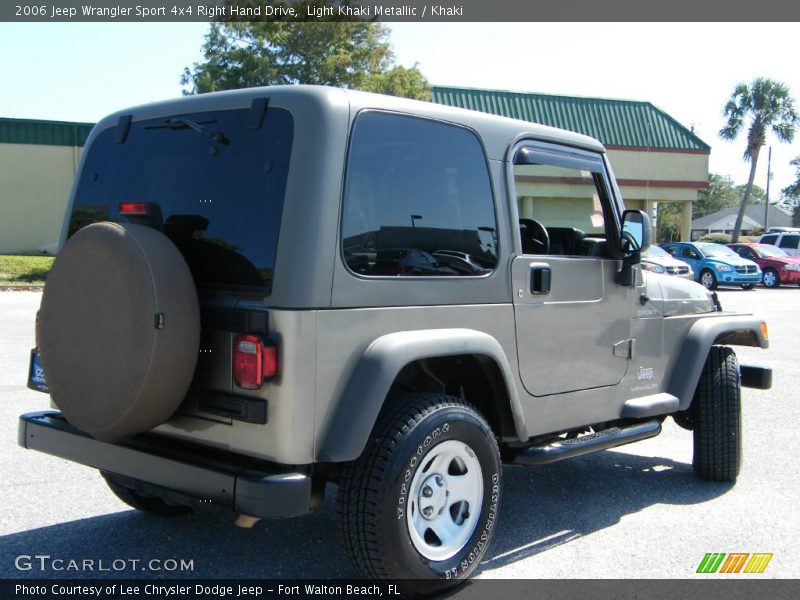 Light Khaki Metallic / Khaki 2006 Jeep Wrangler Sport 4x4 Right Hand Drive