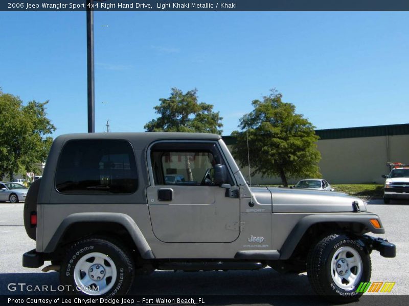 Light Khaki Metallic / Khaki 2006 Jeep Wrangler Sport 4x4 Right Hand Drive