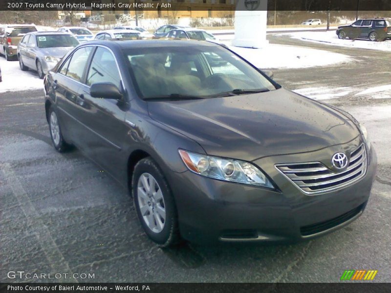 Magnetic Gray Metallic / Ash 2007 Toyota Camry Hybrid