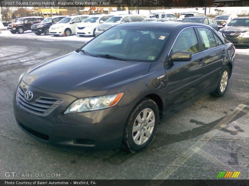 Magnetic Gray Metallic / Ash 2007 Toyota Camry Hybrid