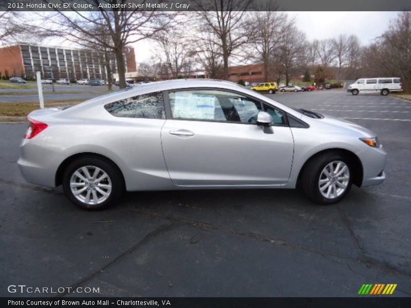  2012 Civic EX Coupe Alabaster Silver Metallic