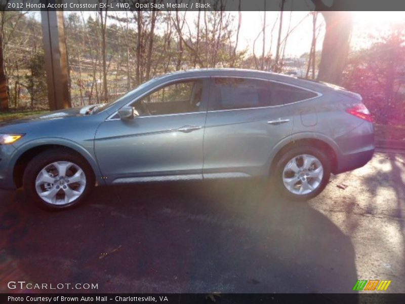 Opal Sage Metallic / Black 2012 Honda Accord Crosstour EX-L 4WD