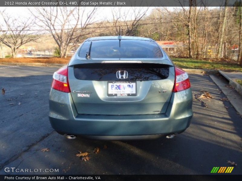 Opal Sage Metallic / Black 2012 Honda Accord Crosstour EX-L 4WD