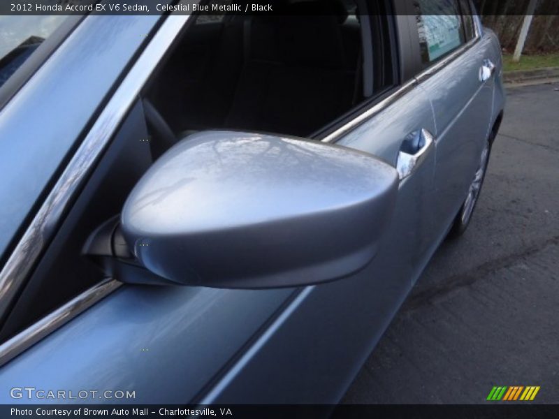 Celestial Blue Metallic / Black 2012 Honda Accord EX V6 Sedan