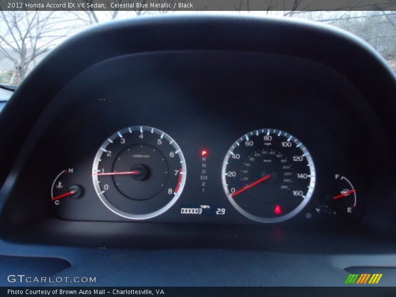  2012 Accord EX V6 Sedan EX V6 Sedan Gauges
