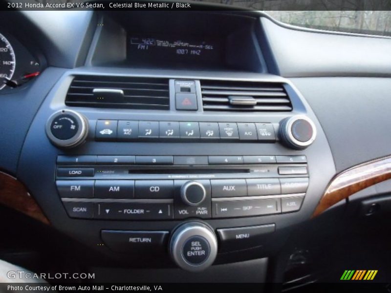 Controls of 2012 Accord EX V6 Sedan