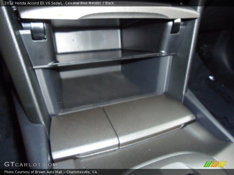 Celestial Blue Metallic / Black 2012 Honda Accord EX V6 Sedan