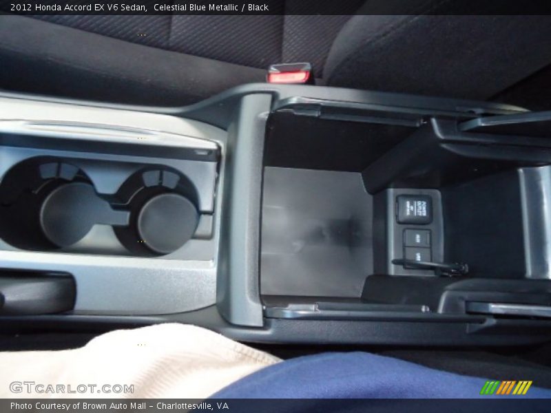 Celestial Blue Metallic / Black 2012 Honda Accord EX V6 Sedan